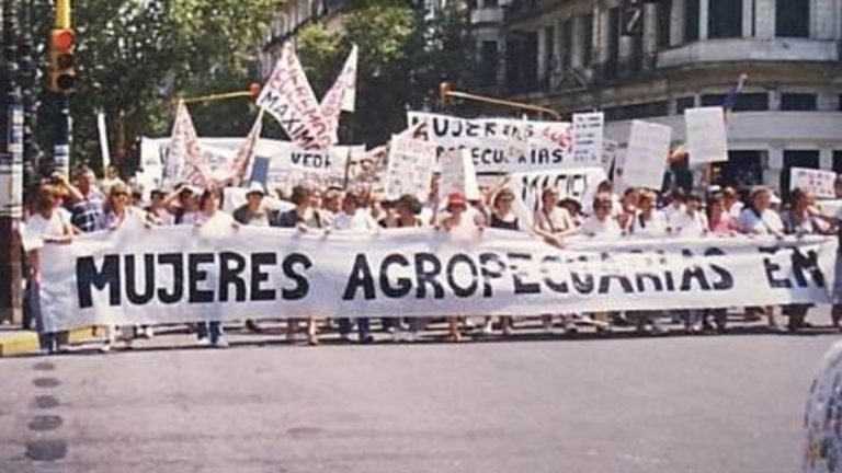 la lucha la tierra las mujeres agropecuarias salieron defensa la agricultura familiar