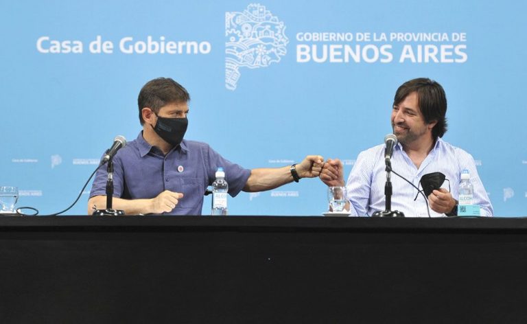 Axel Kicillof y Nicolas Kreplak