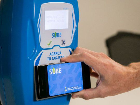 sube digital permitira pagar el transporte publico el celular