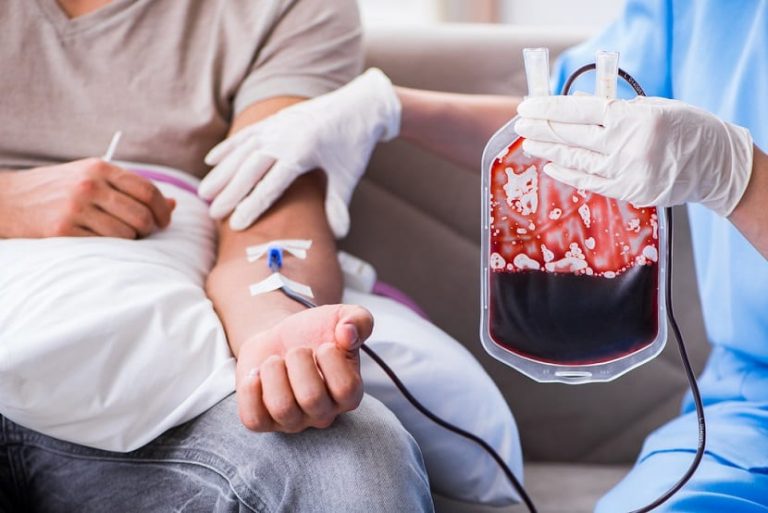 transfusion de sangre