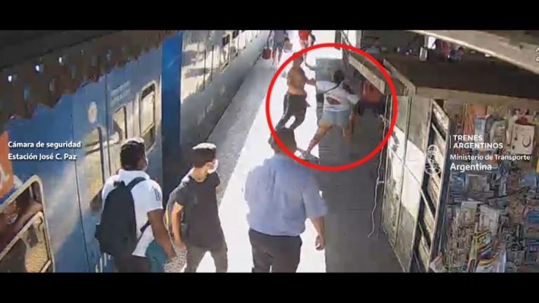 pelea estacion jose c. paz