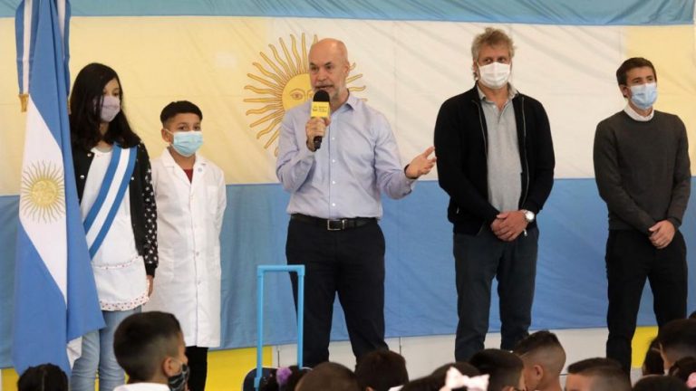 horacio rodriguez larreta y felipe miguel participaron del primer dia de clases del ciclo lectivo 2022 1315664
