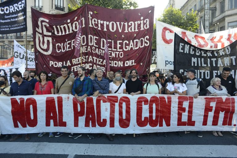 marcha izquierda no al fmi1 @Fte Izquierda
