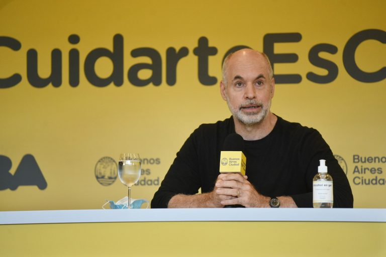 rodriguez larreta anuncio plan vacunacion y situacion sanitaria 29 3 1