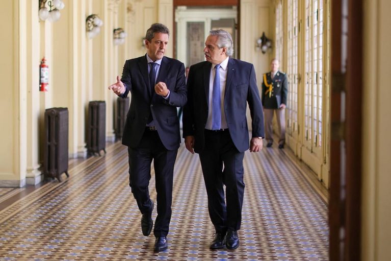 Alberto fernandez y sergio massa presidencia