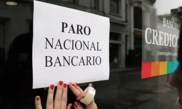 anunciaron un paro nacional bancario febrero