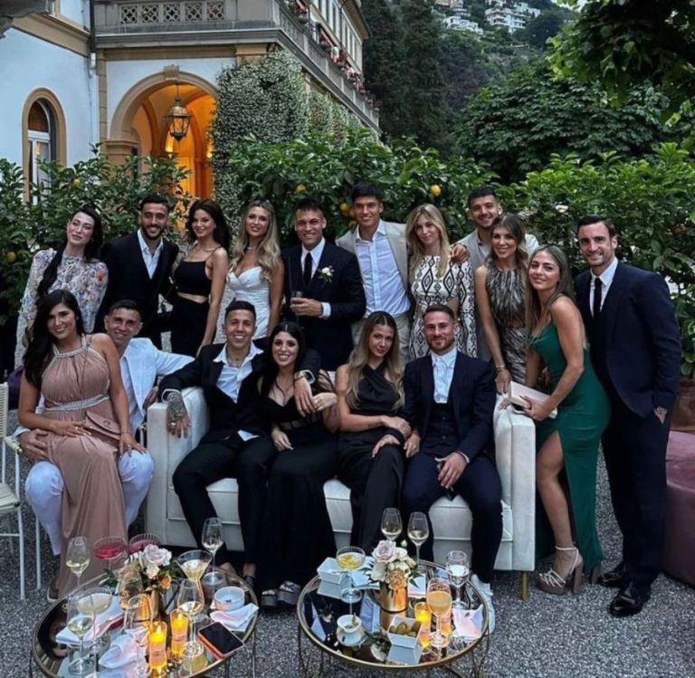 lautaro martinez y agustina gandolfo se casaron en el lago di como 1577439