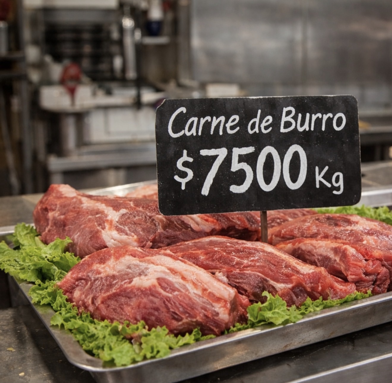 carne de burro a buen precio
