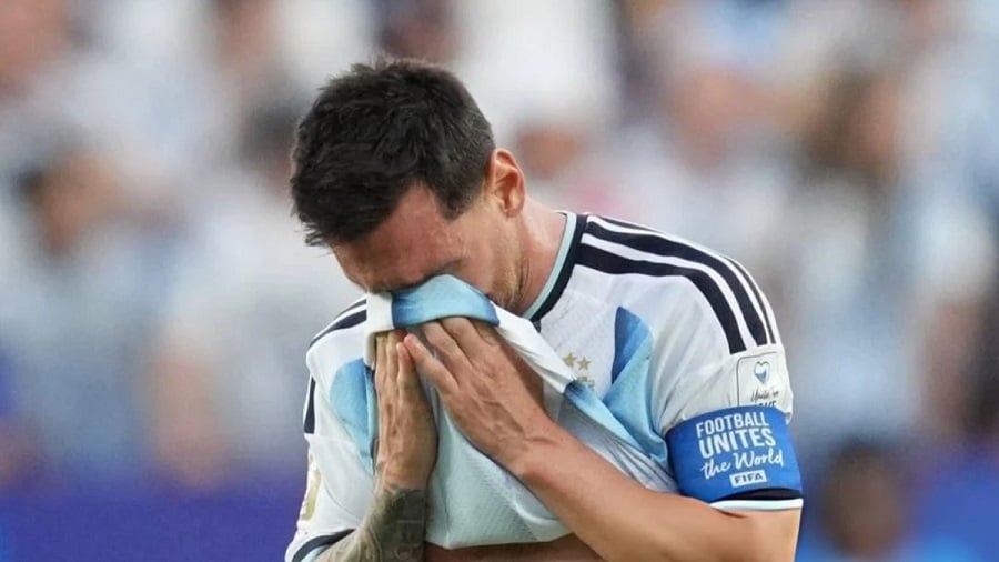 Messi reveló por qué lloró tras su primer gol y confesó qué leyenda del deporte lo inspira a los 38 años 2 338728