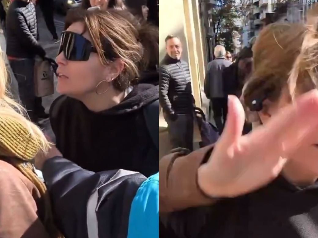 Una mujer escupió a la diputada Lilia Lemoine y ella respondió con un cachetazo en Rosario 1 a diputada libertaria fue agredida en el acto del Día de la Bandera. El cruce quedó grabado.