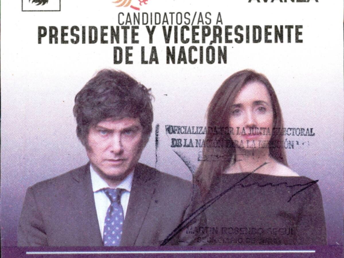 Reforma electoral: el Gobierno negocia con gobernadores las colectoras mientras crece el rechazo en el Congreso 4 esta es la boleta de javier milei para el