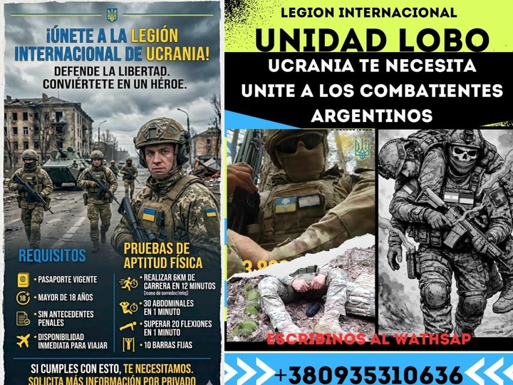 Argentinos denuncian reclutamiento ilegal para la guerra en Ucrania: "Me dieron un fusil y el comandante sabía que no tenía preparación" 13 aqui la legionjpg