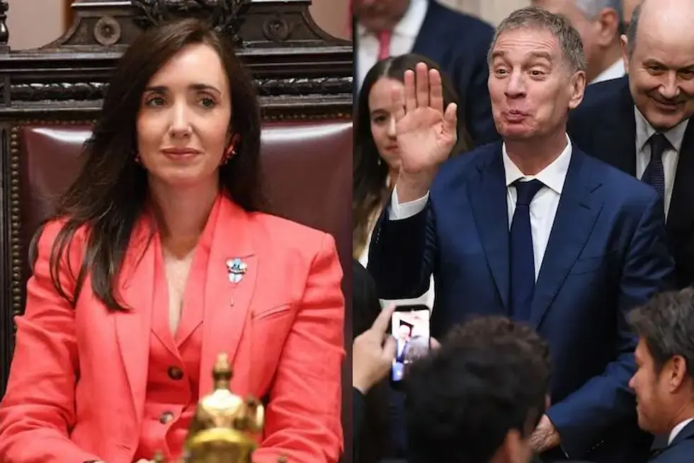 Santilli le pidió la renuncia a Villarruel y la vicepresidenta respondió cuestionando el estado de salud de Milei 1 victoria villarruel y diego santilli. jpg