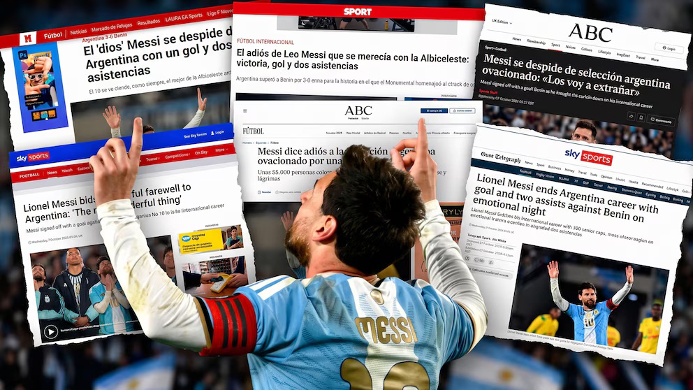 "Dios", "Leyenda" y "El último tango": el impacto del adiós de Messi a la Selección en la prensa mundial 6